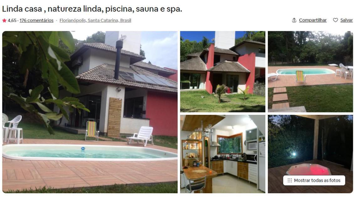 Linda Casa , Natureza Linda, Piscina, Sauna, Spa E Wifi Florianópolis Exterior foto